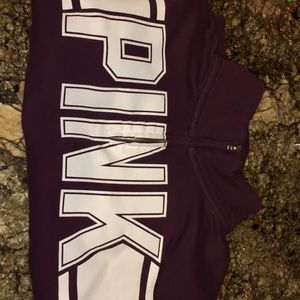PINK maroon Hoodie